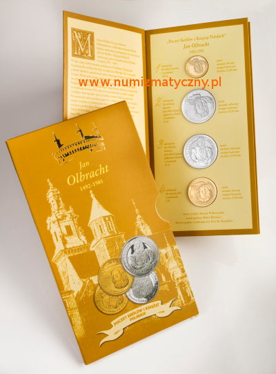Koronowani Królowie Polski - Jan Olbracht (1492-1501) - blister numizmatyka, 2009