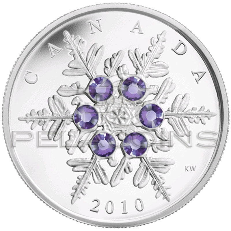 Kanada 2010 20$ Snowflake Tranzanit