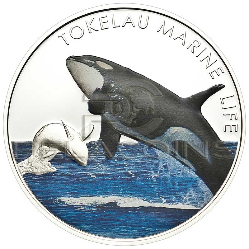 Tokelau 2012 5$ Orca - Orka