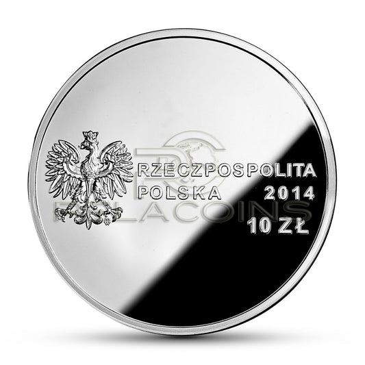 Polska 2014 10zł 100. rocznica urodzin Jana Karskiego