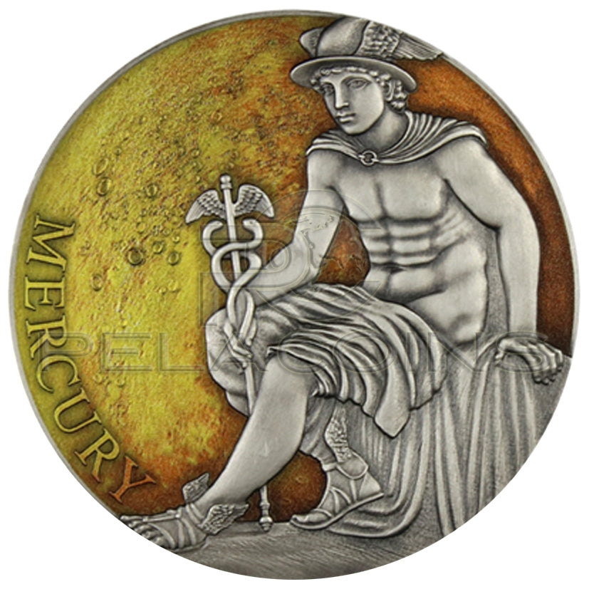 Cameroon 2019 3000 Francs Mercury Planets and Gods 3oz