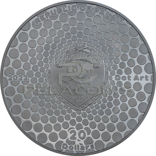 Palau 2022 20$ Egypt Pyramid – Dot Art 3oz