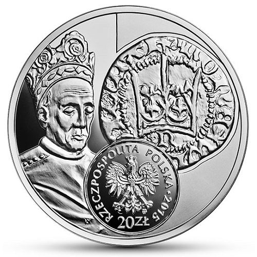 20 zł, Historia monety polskiej - półgrosz Władysława Jagiełły, 2015