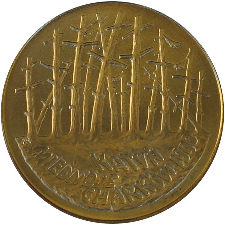 2 zł, Katyń, Miednoje, Charków 1940, 1995