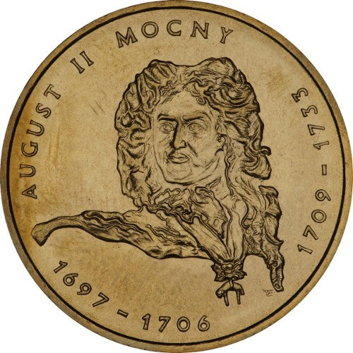 2 zł, Poczet królów i książąt polskich: August II Mocny (1697-1706, 1709-1733), 2002