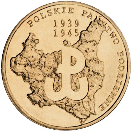 2 zł, 70. rocznica utworzenia Polskiego Państwa Podziemnego, 2009