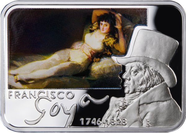 1 dolar, Malarze Świata - Francisco Goya (1746-1828), 2010
