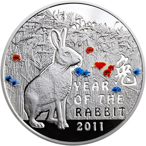 1 $, Kalendarz chiński - Rok Królika - Królik (Year of the Rabbit 2011), 2010