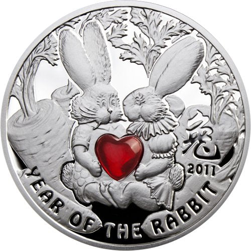 1 $, Kalendarz chiński - Rok Królika - Króliczki (Year of the Rabbit 2011), 2010
