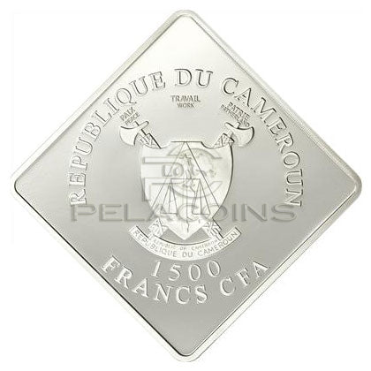 Kamerun 2011 1500F. Czarny Nosorożec