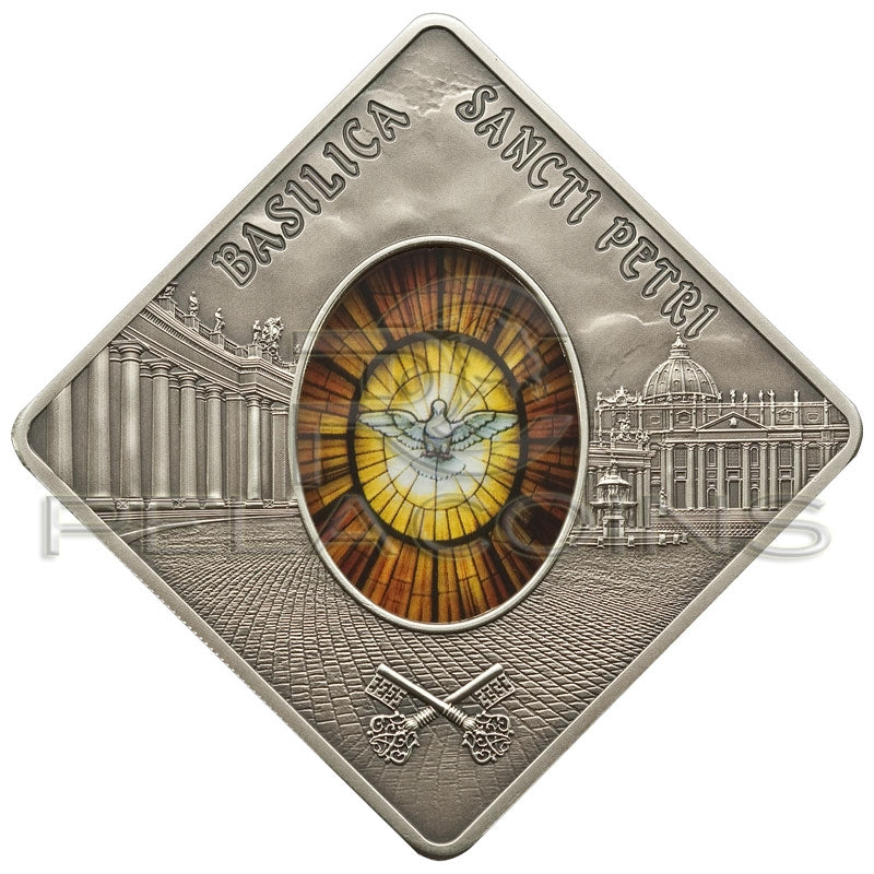 Palau 2011 10$ St. St. Peters Basilica Sacred Art Holy Windows