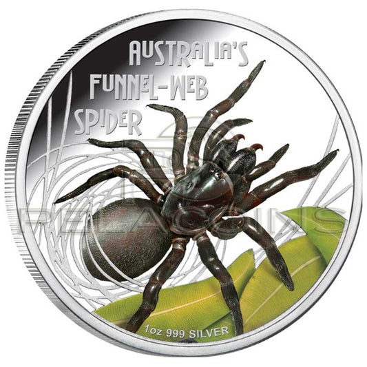 Tuvalu 2012 $1 Funnel Web Spider - Deadly & Dangerous