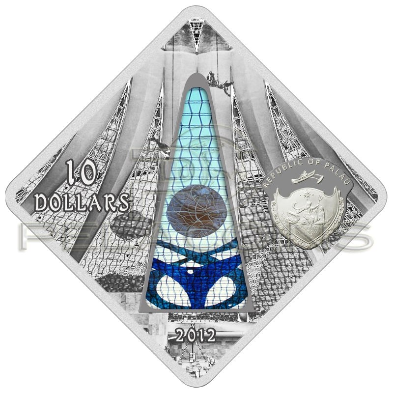 Palau 2012 10$ Holy Windows - Brasilia Cathedral