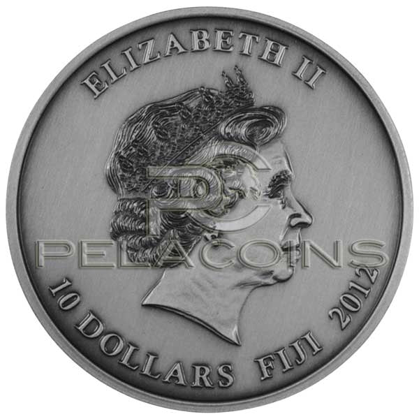 Fiji 2012 10$ Predatory Mammals Lutra - Wydra