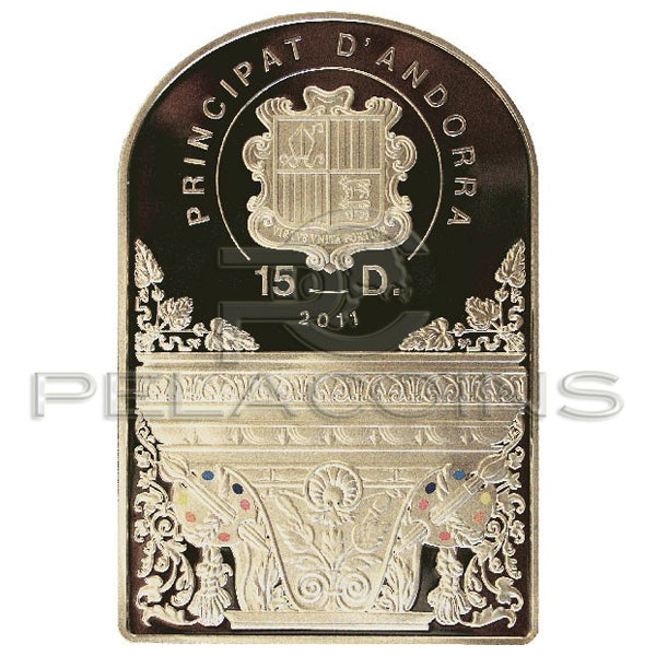 Andorra 2012 15 Dinars Madonna Sandro Botticelli