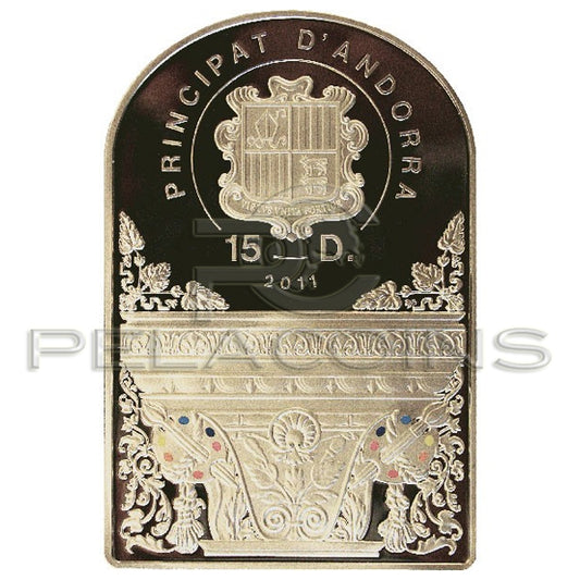 Andorra 2012 15 Dinars Madonna Sandro Botticelli