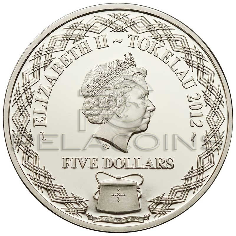 Tokelau 2012 5$ Butterfly 3D - Exotic Butterflies