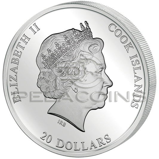 Cook Islands 2014 20$ Masterpieces of Art - Vermeer Van Delft