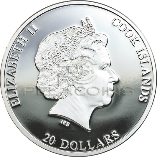 Cook Islands 2014 20$ Masterpieces of Art - Leda and Swan