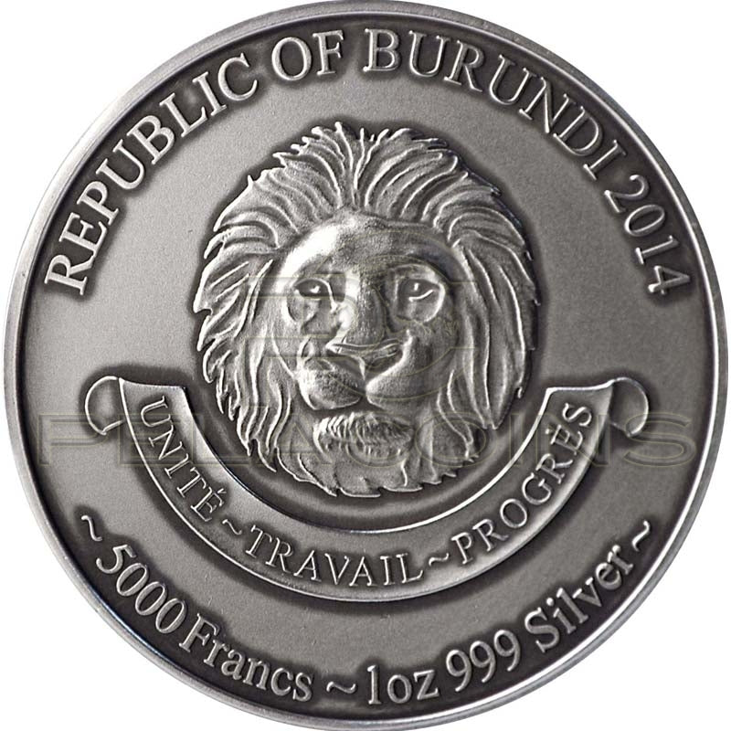 Burundi 2014 5000 Francs The African Baby Five - colored