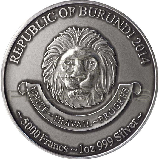 Burundi 2014 5000 Francs The African Baby Five - colored