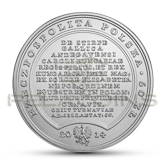Polska 2014 50 zł Skarby Stanisława Augusta - Ludwik Wegierski