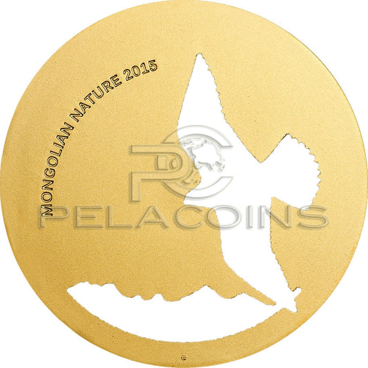 Mongolia 2015 500 Togrog Mongolian Nature - Falco cherrug