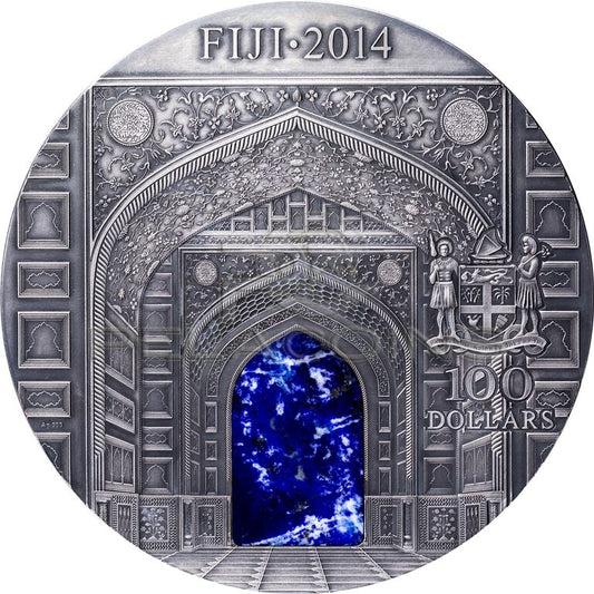 Fiji 2014 100$ Taj Mahal 1 kg Antique finish