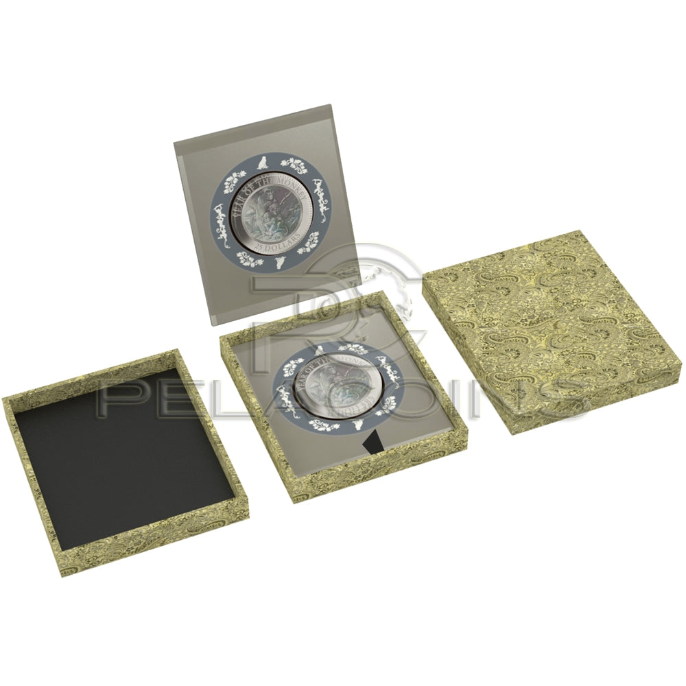 Cook Islands 2016 25$ Mother of Pearl - Year of the Monkey 5oz / Rok Małpy