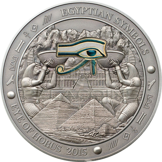 Palau 2014 20$ Egyptian Symbols - Eye of Horus 3oz