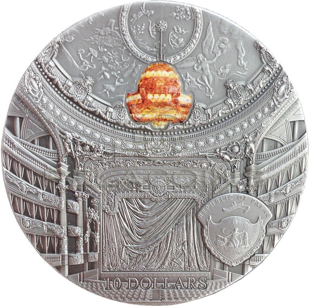 Palau 2014 10$ OPERA GARNIER Famous Opera 2oz