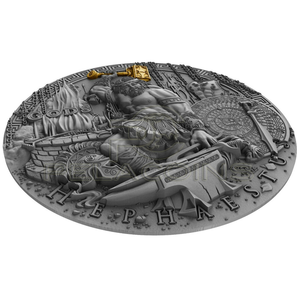 Niue Island 2019 2$ Gods Series - Hephaestus 2oz