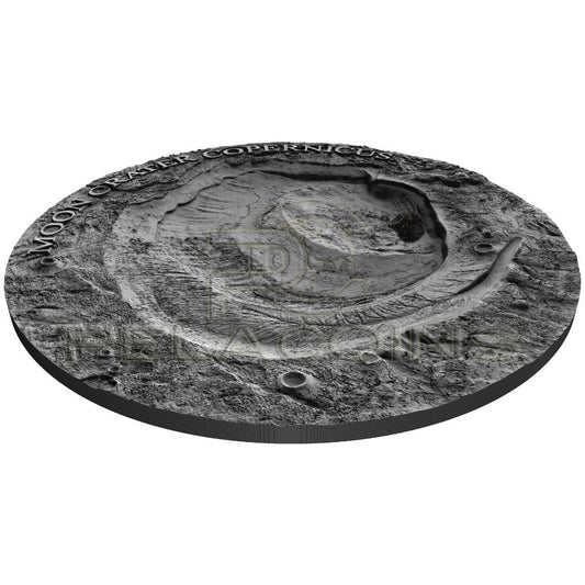 Niue Island 2019 1$ Moon Crater Copernicus NWA 8609 Meteorite 1oz