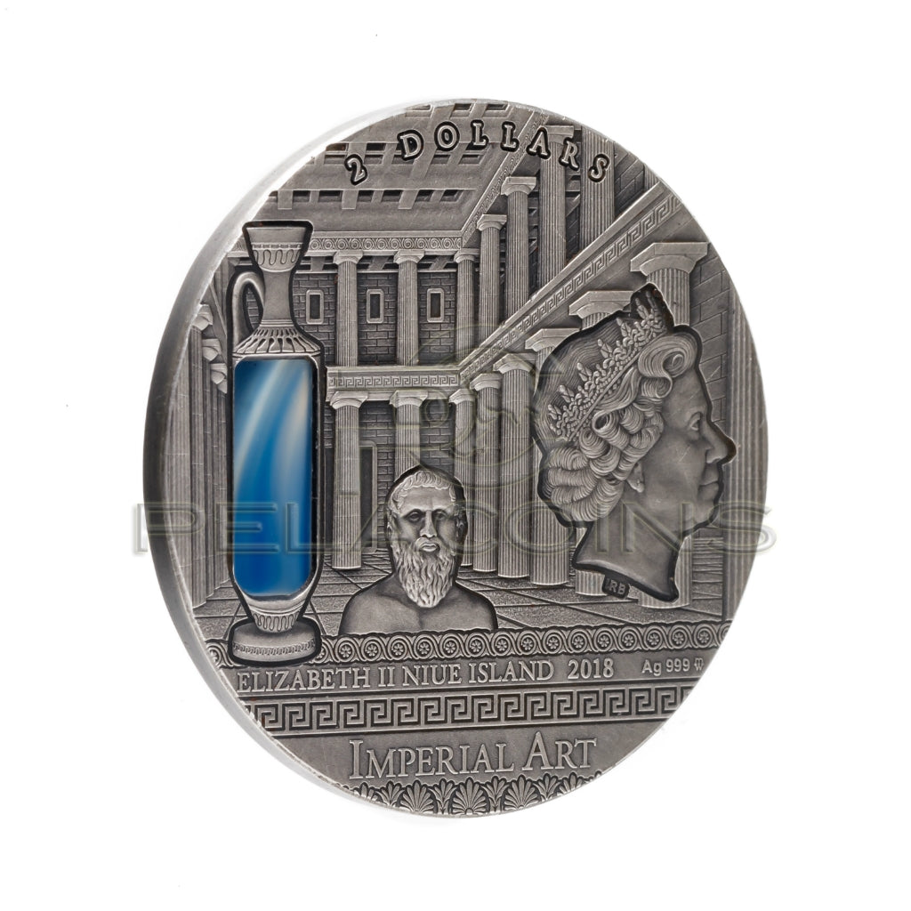Niue Island 2018 2$ Greece - Imperial Art 2oz