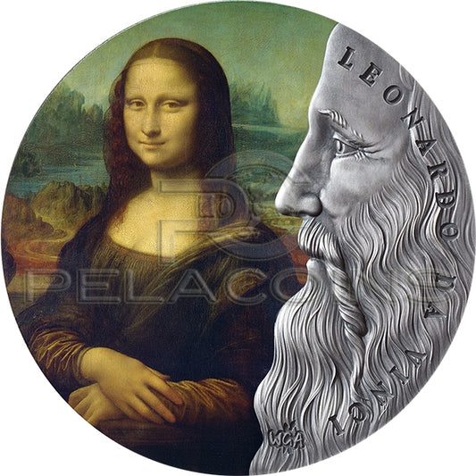 Ghana 2019 10 Cedis Leonardo Da Vinci 2oz