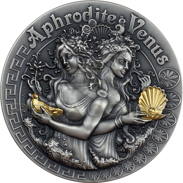 Niue 2020 5$ Aphrodite and Venus Goddesses 2oz