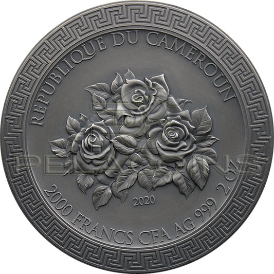 Cameroon 2020 2000 Francs THREE GRACES Celestial Beauty 2oz Silver Coin