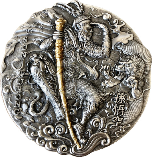 Niue Island 2020 2$ SUN WUKONG Journey To The West 2oz