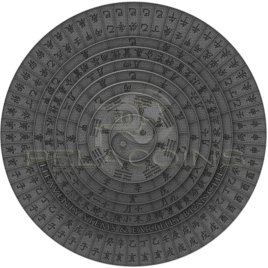 Niue 2020 5$ HEAVENLY STEMS AND EARTHLY BRANCHES - Ancient Calendars 2oz