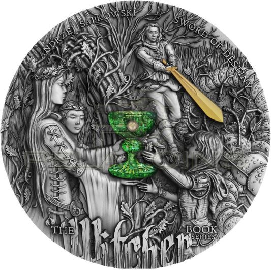 Niue 2020 5$ SWORD OF DESTINY The Witcher 2oz