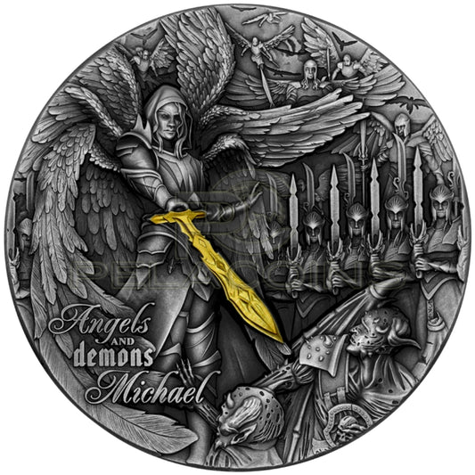 Niue 2022 5$ Angels and Demons - Michael 2oz