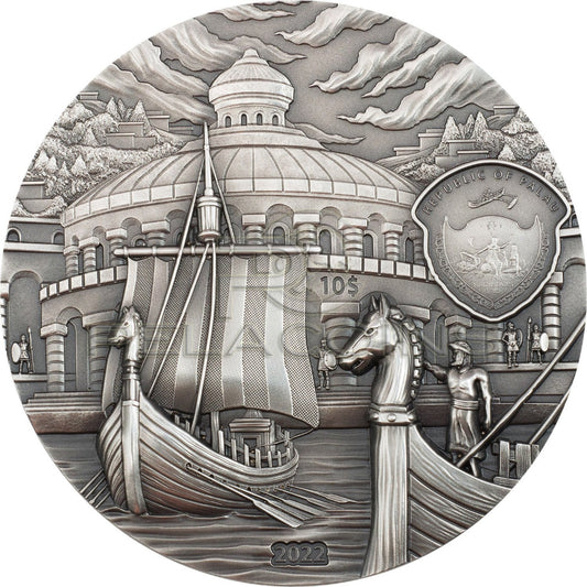 Palau 2022 10$ Phoenicia & Carthage – Lost Civilizations 2oz