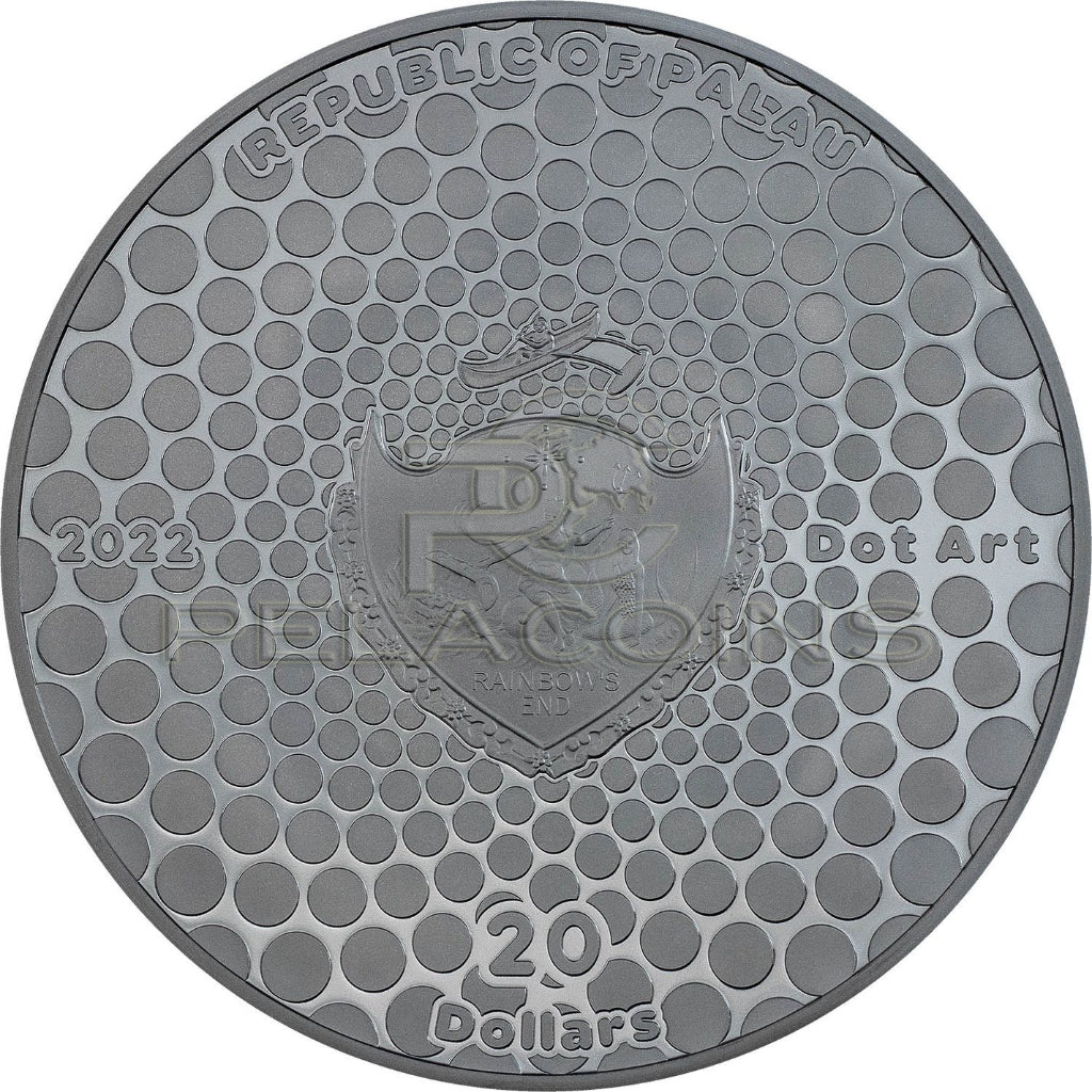 Palau 2022 20$ Egypt Pyramid – Dot Art 3oz
