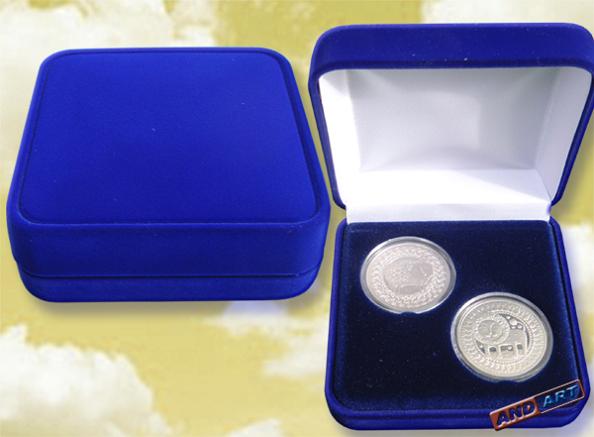 Etui na dwie monety o nominałach 20 zł