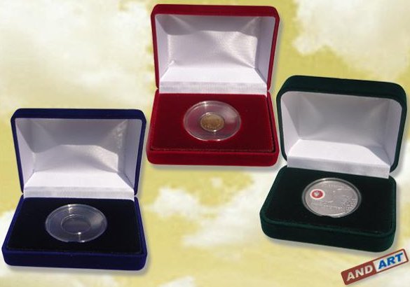 Etui na monetę w kapsule o nominale 20 zł