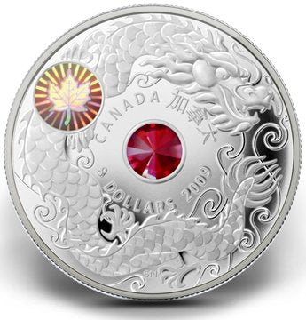 8 dolarów, Klonowy Liść Mądrości - Smok, 2009