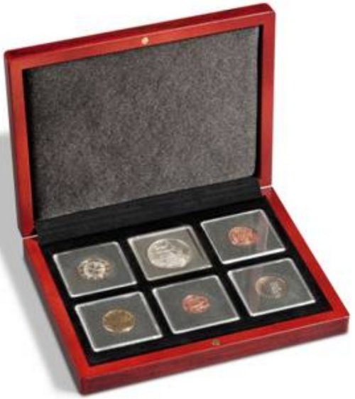 Drewniane etui VOLTERRA do 6 kapsuł QUADRUM