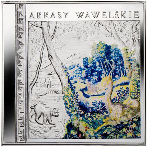 Arrasy wawelskie - Jednorożec - żyrafa i ryś