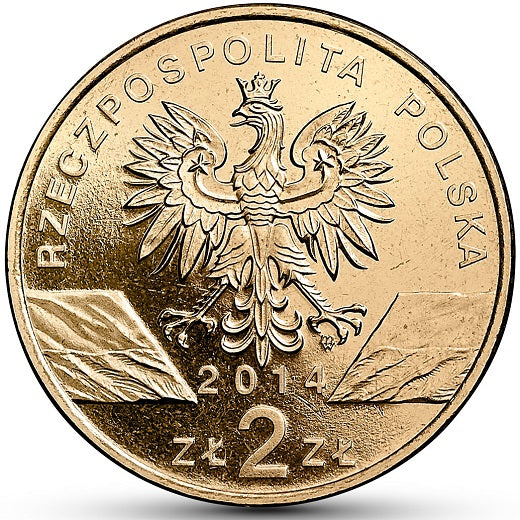 2 zł, Zwierzęta świata - Konik polski (łac. Equus caballus gmelini), 2014