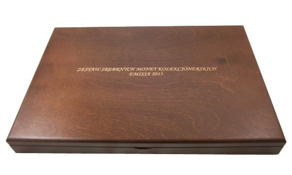Kaseta rocznikowa na srebrne monety kolecjonerskie NBP - rocznik 2013